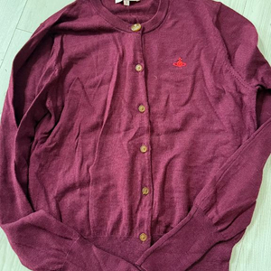 비비안웨스트우드 가디건 버건디 레드라벨 3사이즈 55 66