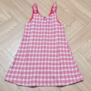 아이러브제이 여아 체크 원피스 (사이즈L, 6-7세) 판매합니다 이미지