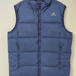아디다스 남성 블루 패딩 조끼 95