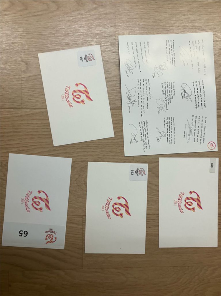 트와이스 3집 앨범 쇼케이스 공방 포카 일괄 이미지