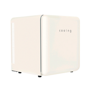 쿠잉 무소음 26L 레트로 냉장고 크림색 팝니다.