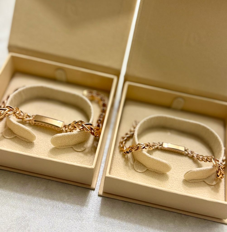 18K 커플팔찌 일괄&개별 판매 이미지