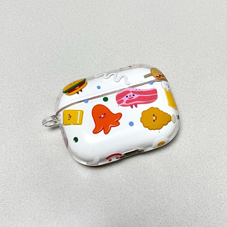 *당일발송* 리코더팩토리 에어팟프로1,2 케이스/ 아이스크림 아크릴키링 이미지