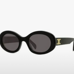 정품 셀린느 선글라스 트리옹프 오벌 선글라스 수지 안유진 아이린 01 블랙 신상