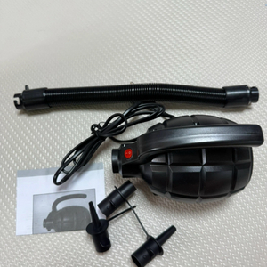 캠핑용 수류탄 전동 에어펌프 새제품(미개봉, 가격인하, 택포)