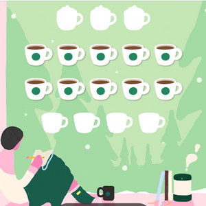 스타벅스 프리퀀시 일반 10개