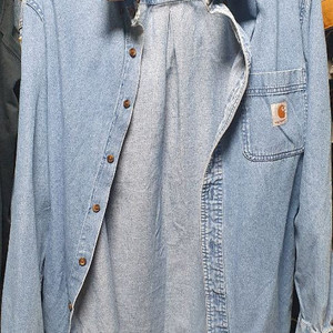 칼하트 데님 셔츠 남여공용 90~95 사이즈