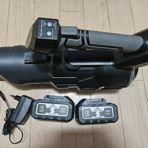 콜튼 대포송풍기 CT100 배터리, 숏노즐포함