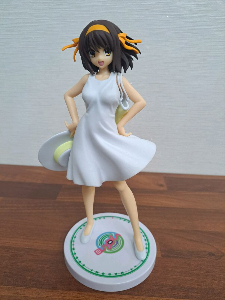 [유니크] 스즈미야 하루히 화이트 원피스 버전 피규어 세가--3