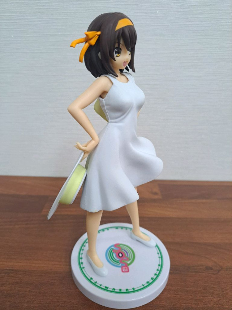 [유니크] 스즈미야 하루히 화이트 원피스 버전 피규어 세가--4