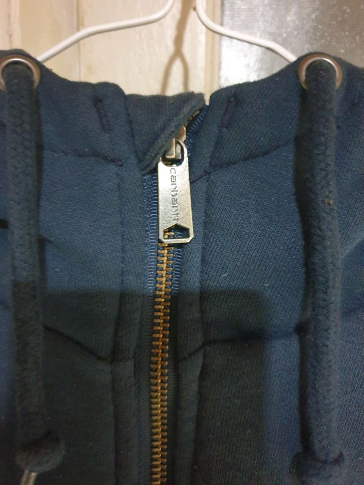 [M] 칼하트 집업 후드 NAVY 칼라 이미지