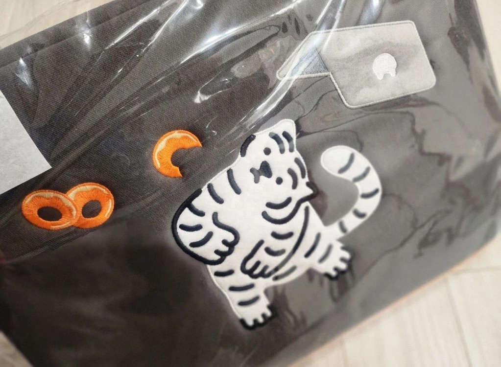 무직타이거 아이패드 노트북 파우치 15-17인치(새상품)--2