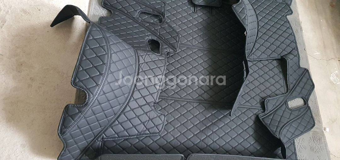 제네시스 GV80 5인승 트렁크매트.--3