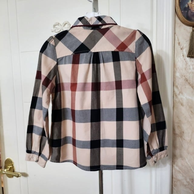 (110호) 5y 닥스 키즈 체크 블라우스 / 여아 유아 폴로 빈폴 헤지스--1