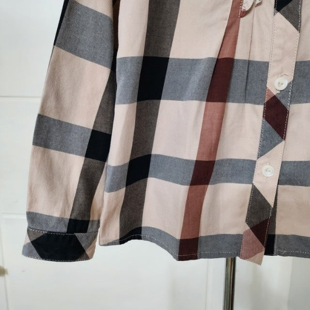 (110호) 5y 닥스 키즈 체크 블라우스 / 여아 유아 폴로 빈폴 헤지스--4