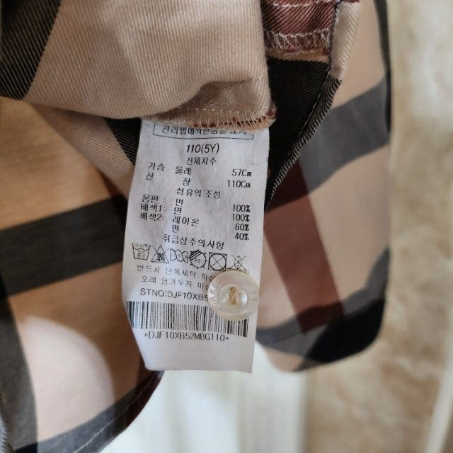 (110호) 5y 닥스 키즈 체크 블라우스 / 여아 유아 폴로 빈폴 헤지스--8