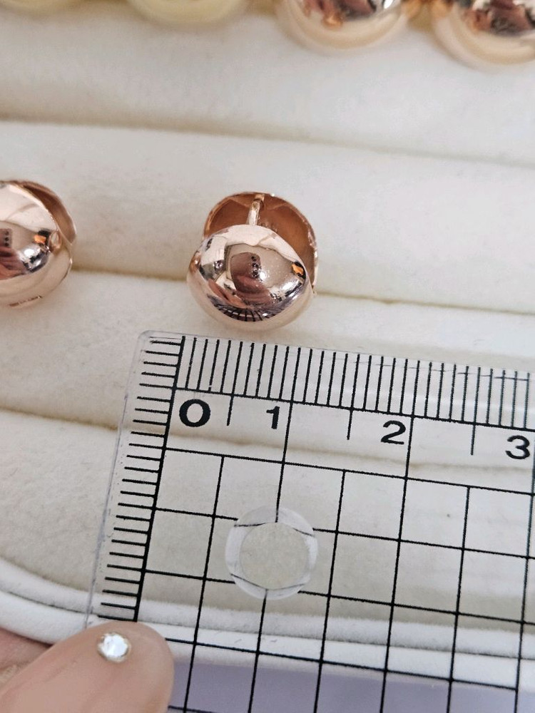 14k 콩 귀걸이--1