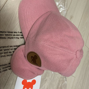 베베드피노 플리스 이어플랩 아웃도어 캡 핑크