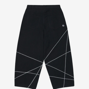 노매뉴얼(Nomanual) S.L WIDE PANTS - BLACK