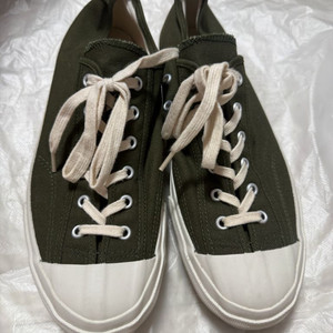 문스타 파인 벌커나이즈 스니커즈 올리브색