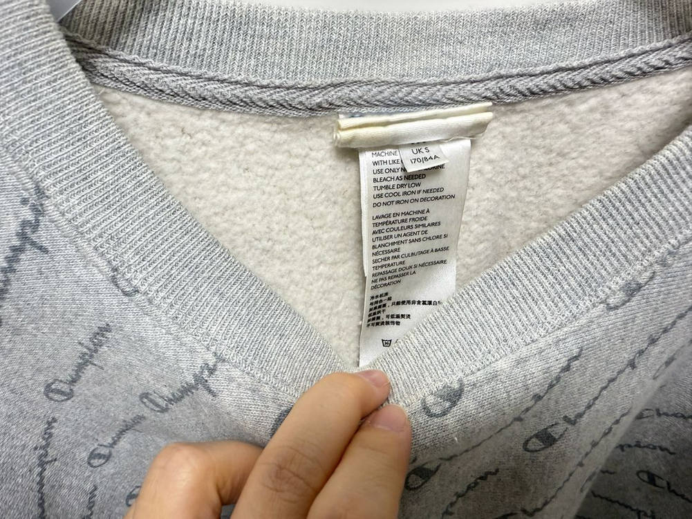 챔피온 크롭 스웨터셔츠--1