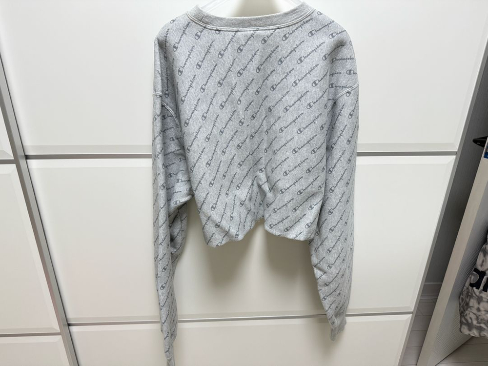 챔피온 크롭 스웨터셔츠--3