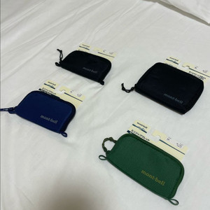 새제품 몽벨 카드 지갑, 지퍼 월렛, 미니 지퍼 월렛