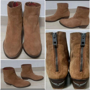 쟈딕앤볼테르 여성구두 스웨이드부츠 앵글 부츠팝니다.235사이즈