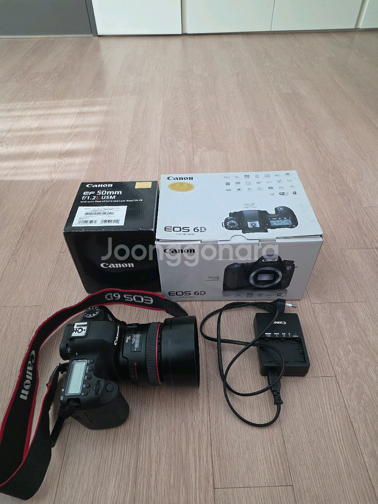 캐논 EOS 6D 풀프레임 DSLR 카메라와 EF 50mm f/1.2L USM 렌즈 (오이만두)--1