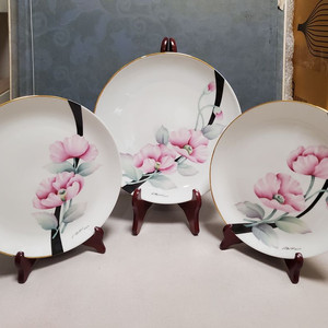 포슬린 아트 도자기 작품-포피