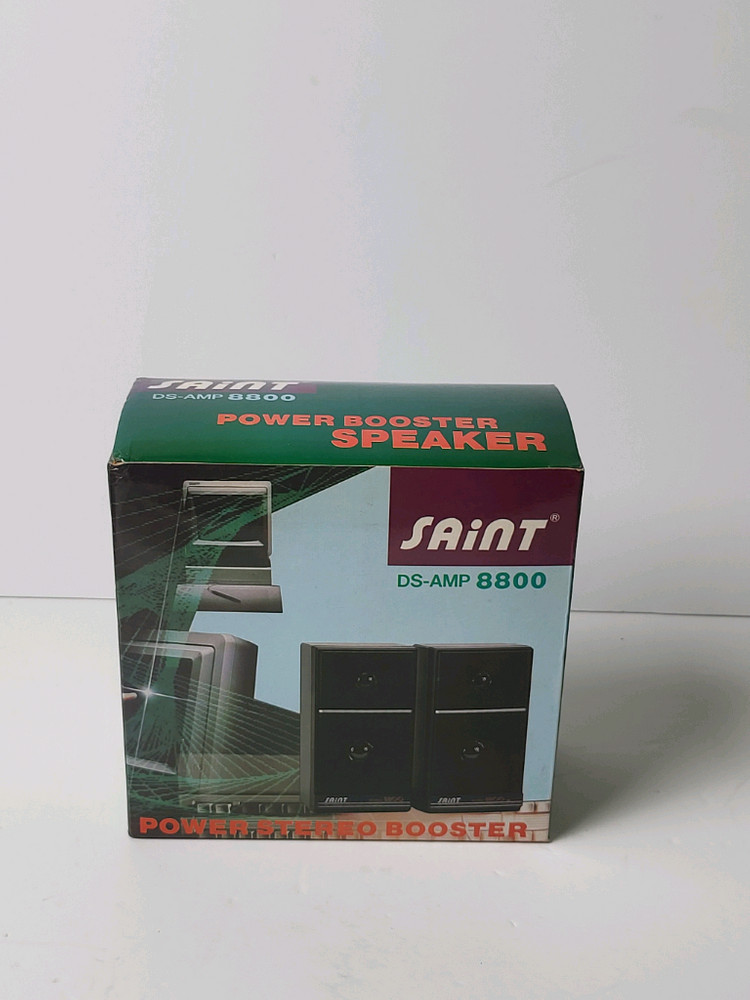 레트로 스피커 saint DS-AMP 8800 POWER booster SPEAKER 이미지