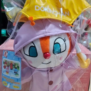 고전 날아라 호빵맨 딸랑이 메론빵맨 우비 우산 인형 이미지