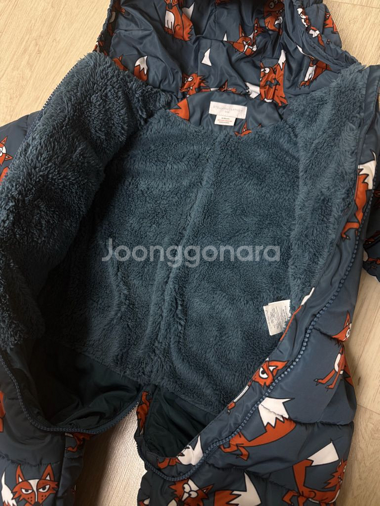 스텔라 맥카트니 유아 우주복 패딩 36개월용--3