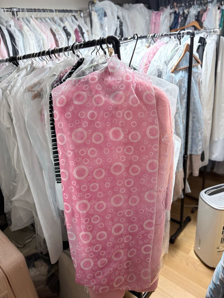 SUPER THINGS 핑크 숏패딩--7