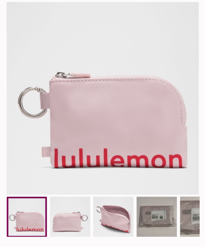 룰루레몬 클리퍼블 카드 파우치 | 중고나라 - 안심되는 중고거래, image size:851x1024