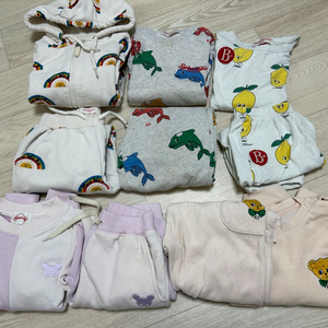 베베드피노 상하복 100 사이즈 5세트(10개) 일괄