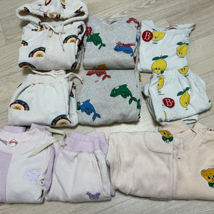 베베드피노 상하복 100 사이즈 5세트(10개) 일괄