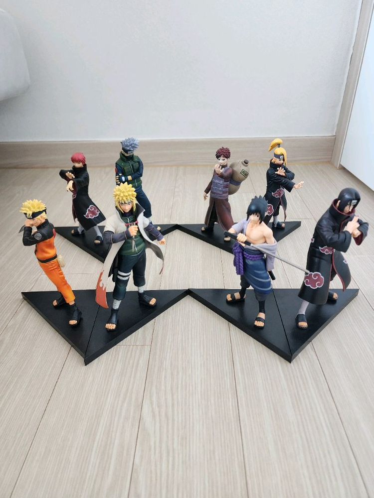 나루토 dx 시노빌레이션즈 피규어 개봉 8종 팝니다 (나루토 사스케 이타치 미나토 카카시 데이다라 사소리 가아라) 이미지