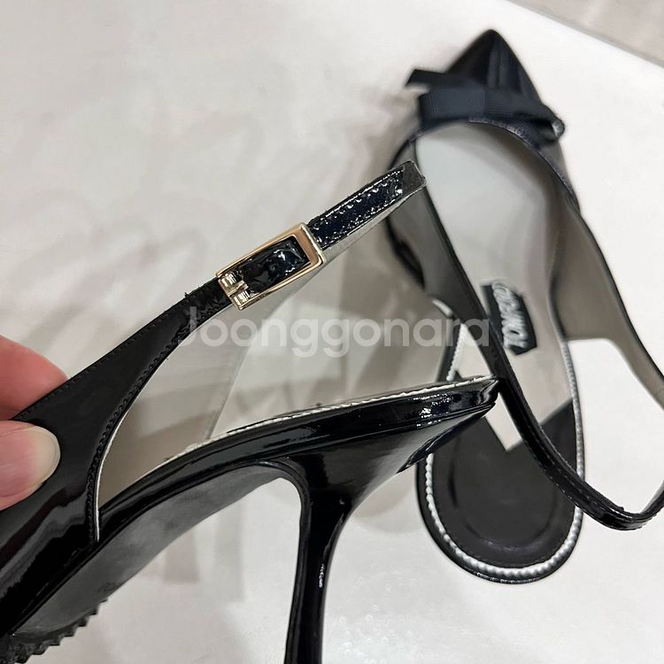 [35.5(225)] 톰포드 슬링백 힐 블랙--5