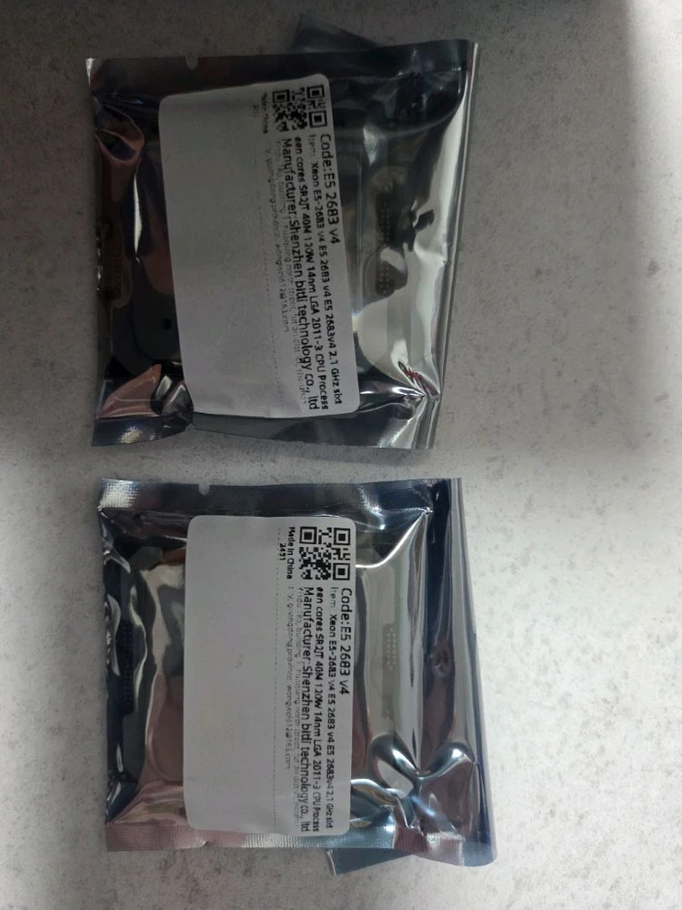 CPU 인텔 제온 E5 2683 V4, X99 듀얼 CPU 마더보드 이미지