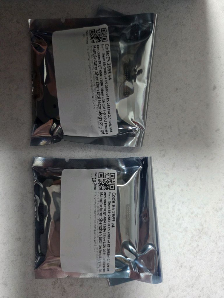 CPU 인텔 제온 E5 2683 V4, X99 듀얼 CPU 마더보드--1