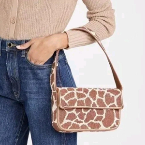 Staud 스타우드 기린무늬 비즈 숄더백(캔달제너백)