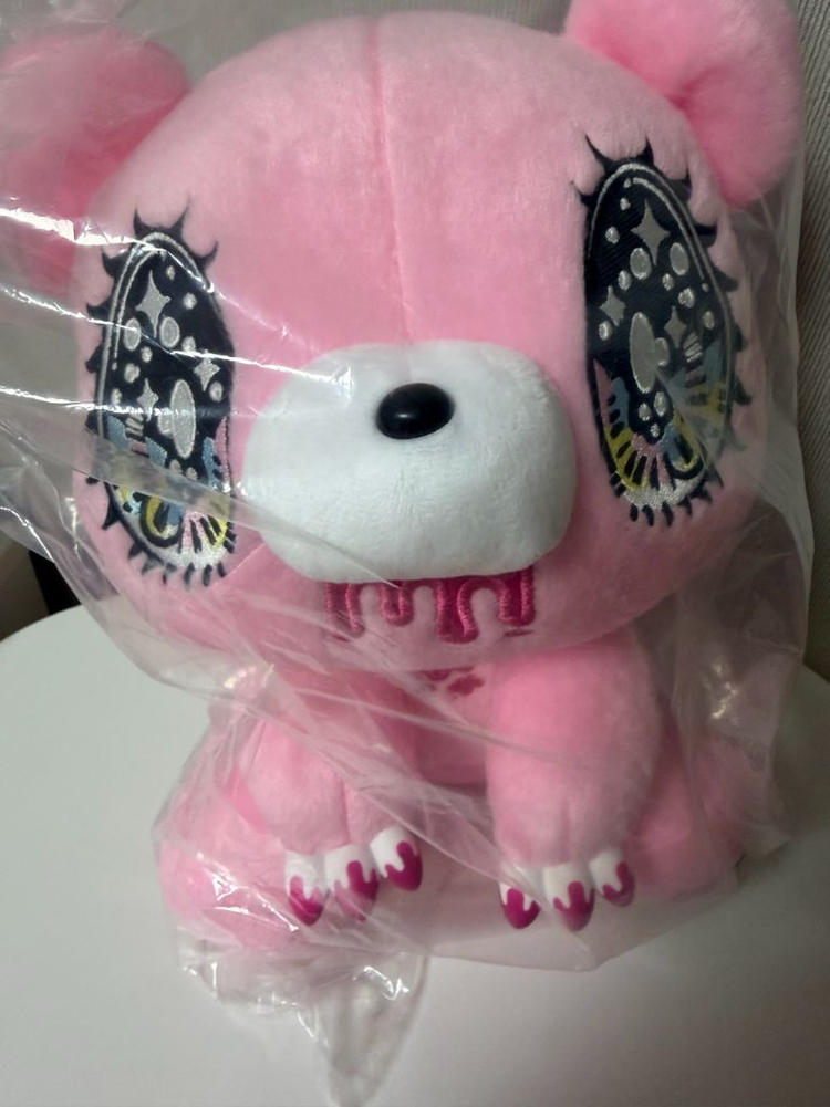 글루미베어 세키야 유리에 누이 인형 핑크 분홍색--1