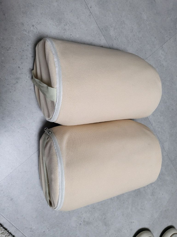 캠핑 메모리폼 베개 여행베게--1