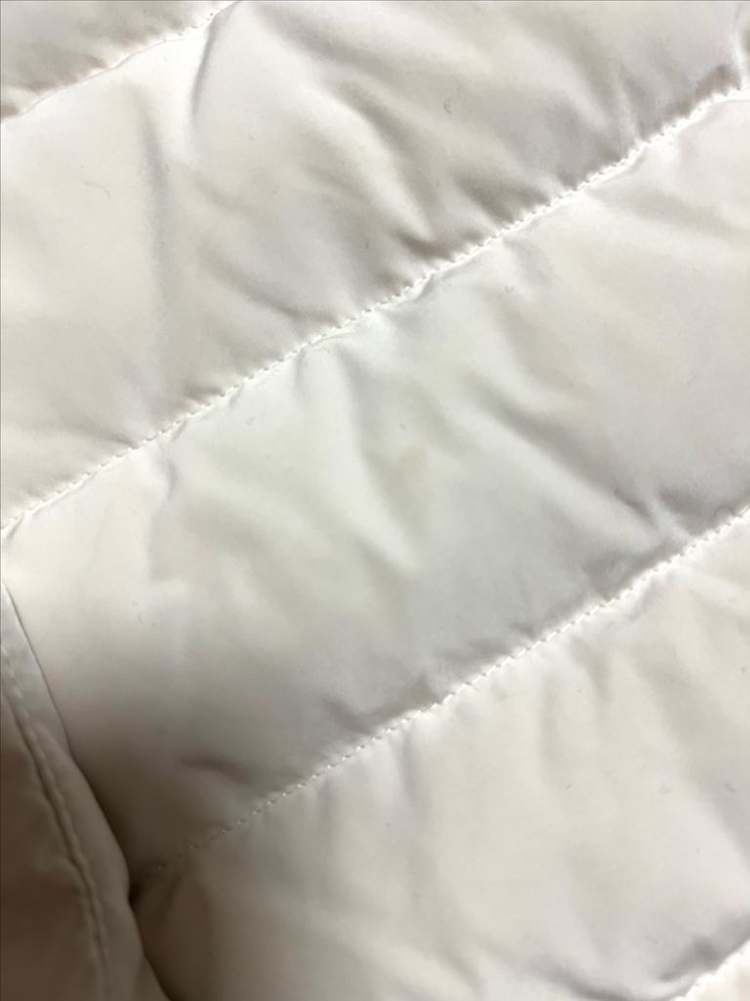 마쥬 maje 리얼밍크 트리밍 패딩자켓 오리털 덕다운 경량 점퍼 아이보리--8