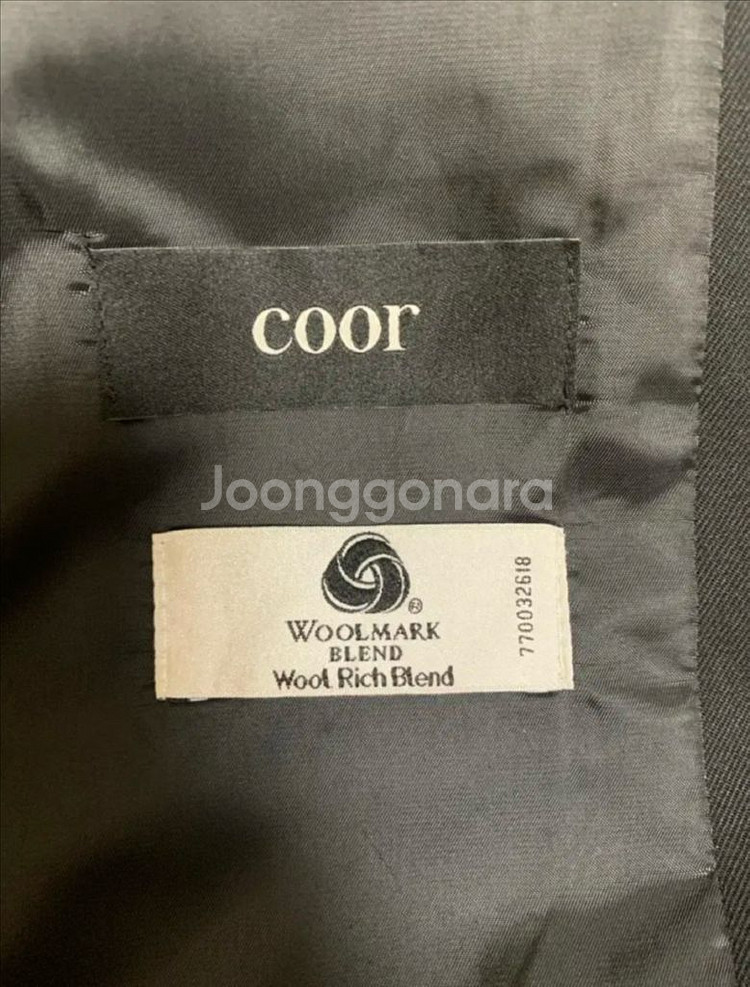 쿠어 울 미니멀 자켓--1