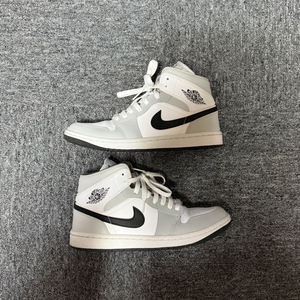 [정품] 나이키 에어 조던1 미드 그레이 포그