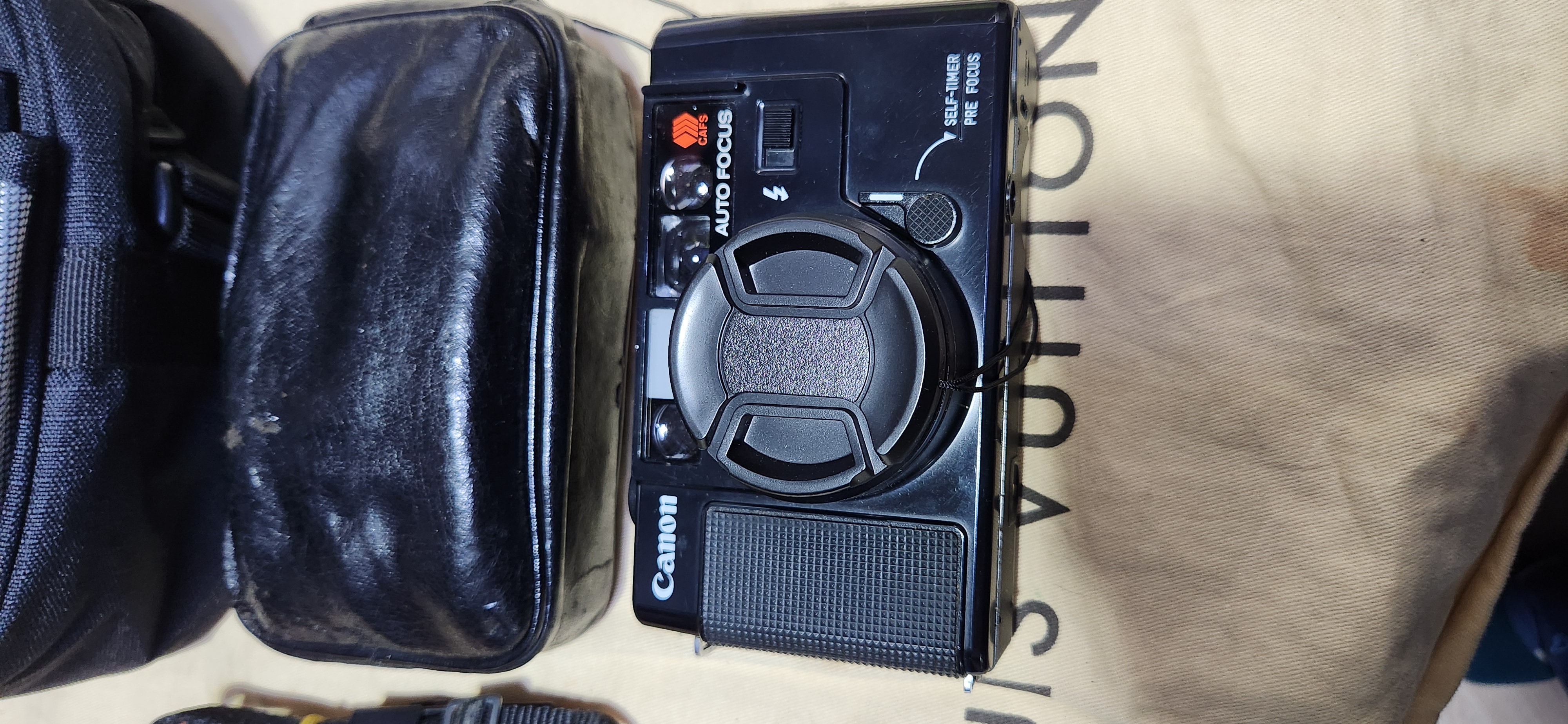 캐논af35m(a급), aa2개기능정상, 캐논렌즈38/2.5, 케이스, 캐논카메라가방.--5