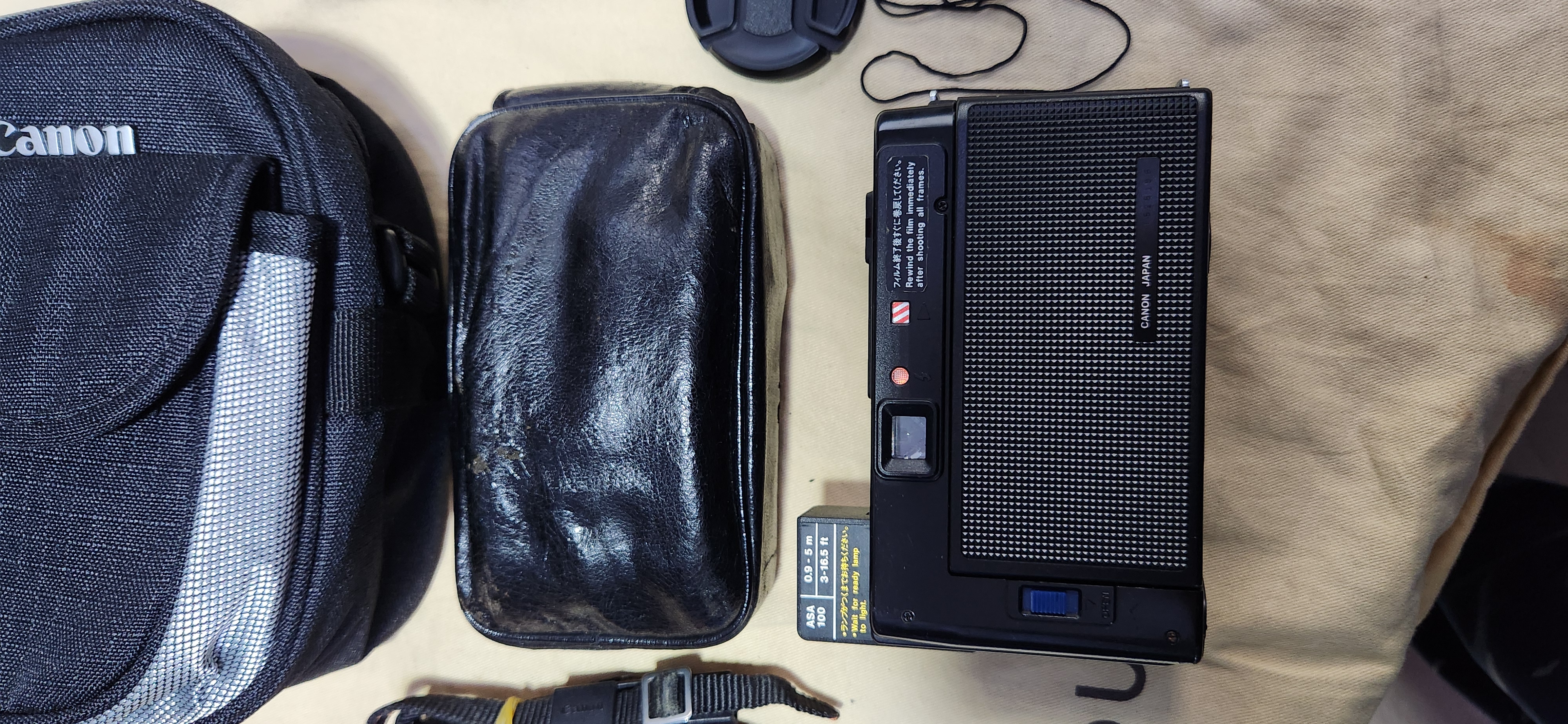 캐논af35m(a급), aa2개기능정상, 캐논렌즈38/2.5, 케이스, 캐논카메라가방.--2