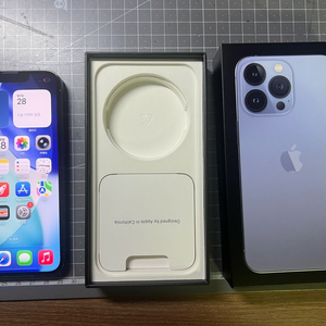 아이폰 13 프로 Pro 시에라블루 256G 배터리 100%S급